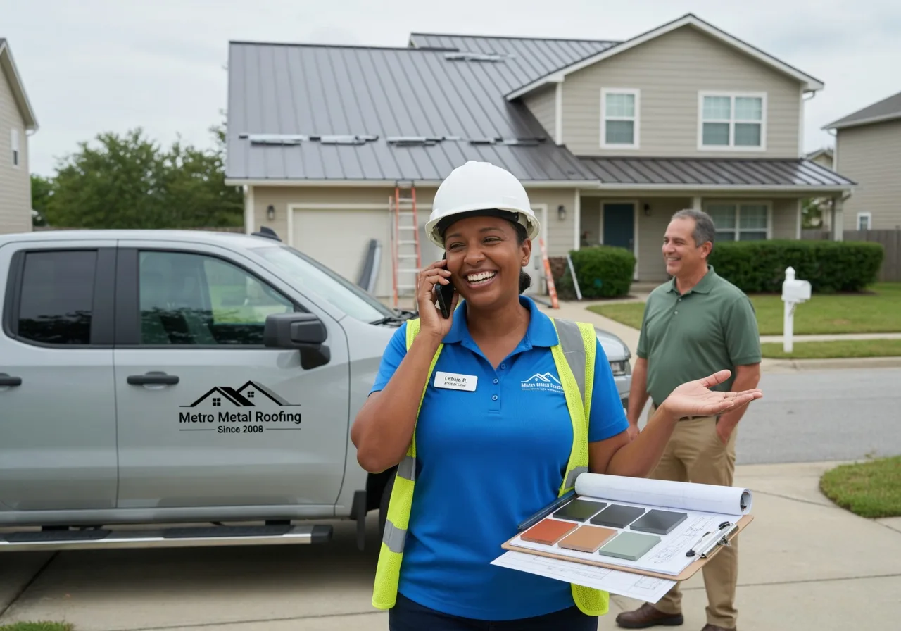 Storm Damage Metal Roof Repair in Westfield Center, OH